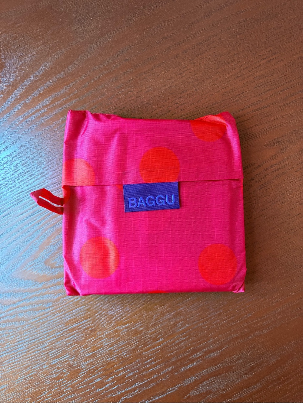 BAGGU Standard Reusable in Red Polka Dot